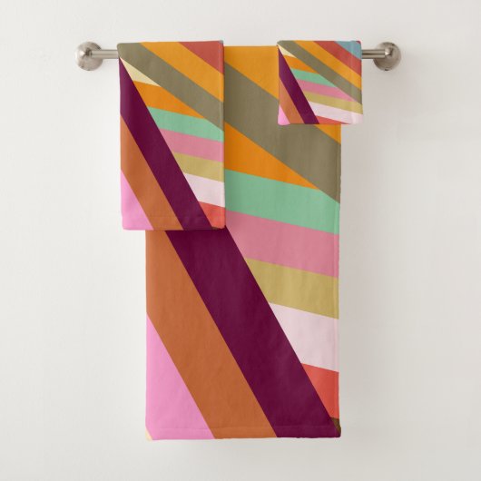 Pieken van de jaren zeventig bad handdoek (Insitu)