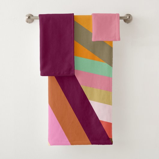 Pieken van de jaren zeventig bad handdoek (Insitu)