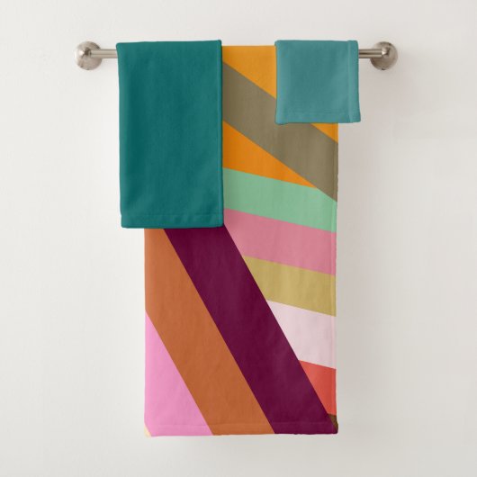 Pieken van de jaren zeventig bad handdoek (Insitu)