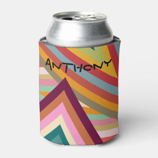 Pieken van de jaren zeventig blikjeskoeler (Blikje Voorkant)