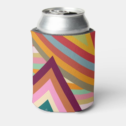 Pieken van de jaren zeventig blikjeskoeler (Blikje Achterkant)