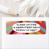 Pieken van de jaren zeventig etiket (Insitu)