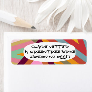 Pieken van de jaren zeventig etiket