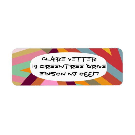 Pieken van de jaren zeventig etiket (Voorkant)