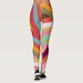 Pieken van de jaren zeventig leggings (Achterkant)