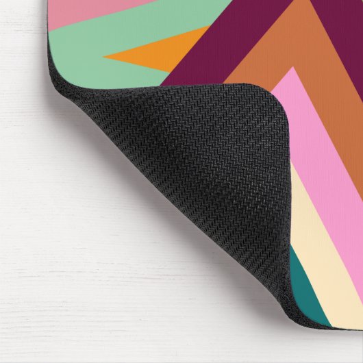 Pieken van de jaren zeventig muismat (Hoek)