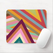 Pieken van de jaren zeventig muismat (Met muis)