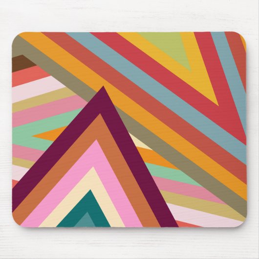 Pieken van de jaren zeventig muismat (Voorkant)