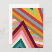 Pieken van de jaren zeventig notitiekaartje (Voorkant / Achterkant)