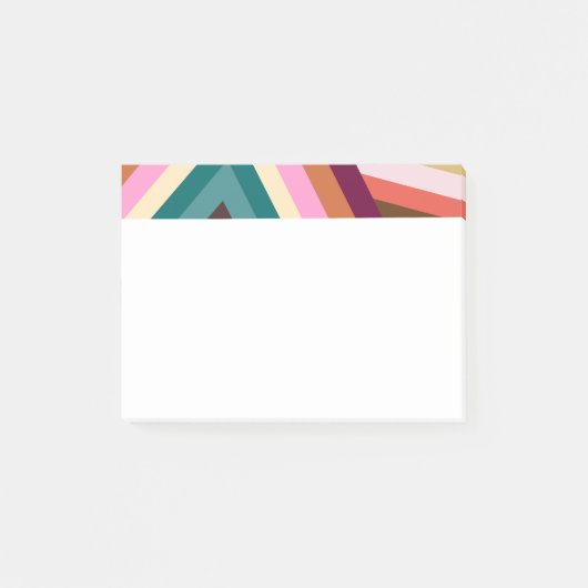 Pieken van de jaren zeventig post-it® notes (Voorkant)