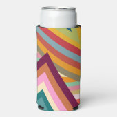 Pieken van de jaren zeventig seltzer blikjeskoeler (Seltzer Voorkant)