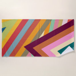 Pieken van de jaren zeventig strandlaken