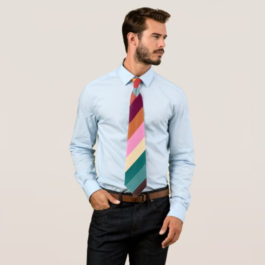 Pieken van de jaren zeventig stropdas (In situ)