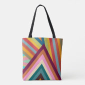 Pieken van de jaren zeventig tote bag (Achterkant)