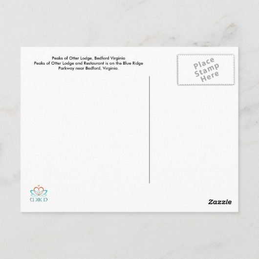 Pieken van Otter Briefkaart (Achterkant)