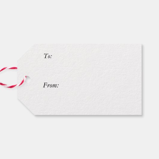 piekend elf cadeaulabel (Achterkant Horizontaal)