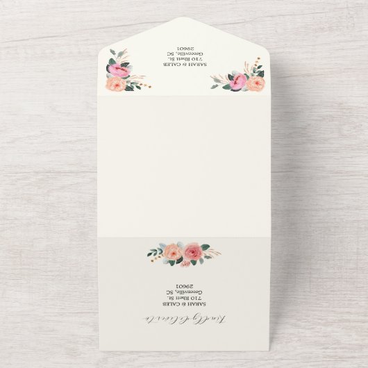 piekerachtige droom all in one uitnodiging (Buitenkant)