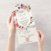 piekerachtige droom all in one uitnodiging (Afscheurbaar)