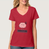 Piekeren Is Mijn Cardio – Grappige Angst T-shirt (Voorkant)