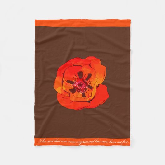 Piekflenzen Fleece Deken (Voorkant)