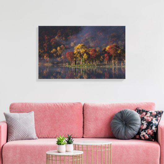 Piekkleurencanvas afdrukken (Insitu (Woonkamer))