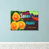 PiekperenkratProvo, UT Canvas Afdruk (Insitu (Houten vloer))