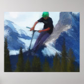 Piekprestaties - Scooter Boy Poster (Voorkant)