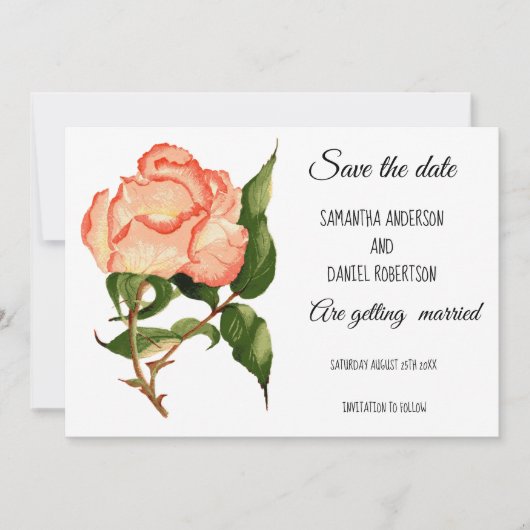 Piekroos waterverf Vat sparen de Datum Kaart (Voorkant)