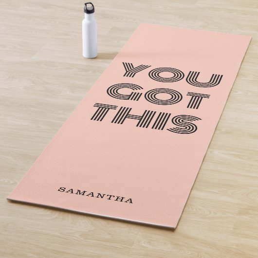 Piekroze aangepast JE HEBT DEZE Motivatie Yogamat (In situ)