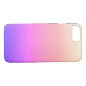 Piekroze en Paarse kleurrijke ombre Case-Mate iPhone Case (Achterkant (Horizontaal))