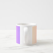 Piekroze en Paarse kleurrijke ombre Espresso Kop (Achterkant)