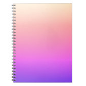 Piekroze en Paarse kleurrijke ombre Notitieboek (Voorkant)