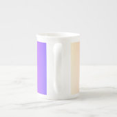 Piekroze en Paarse kleurrijke ombre Porselein Kop (Achterkant)