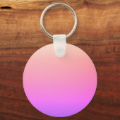 Piekroze en Paarse kleurrijke ombre Sleutelhanger (Voorkant)