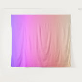 Piekroze en Paarse kleurrijke ombre Wandkleed (Voorkant (horizontaal))