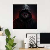 Pieksterkte van de katten poster (Thuiskantoor)