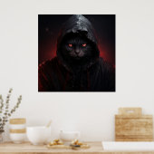 Pieksterkte van de katten poster (Keuken)