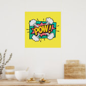 Piekstrip bubbel poster (Keuken)