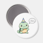 "Piekte in de Kleuterklas" Grappig Schildpad Ontwe Magneet (Voorkant / Achterkant)