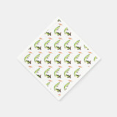 Piekvisserij en vliegvisserij servetten (Hoek)