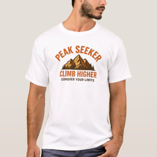 Piekzoeker – Avontuurlijke bergbeklimming Moti T-shirt