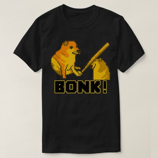 Piel Art Cheems Bonk Meme T-shirt (Design voorkant)