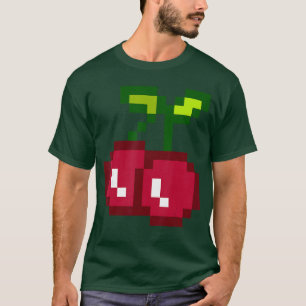 Piel Cherries 80s Videospel Halloween Kostuum Gema T-shirt
