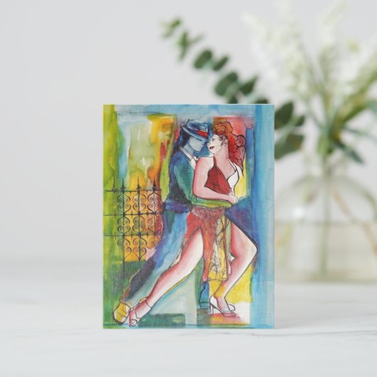 Piel y Tango Briefkaart (Staand voorkant)