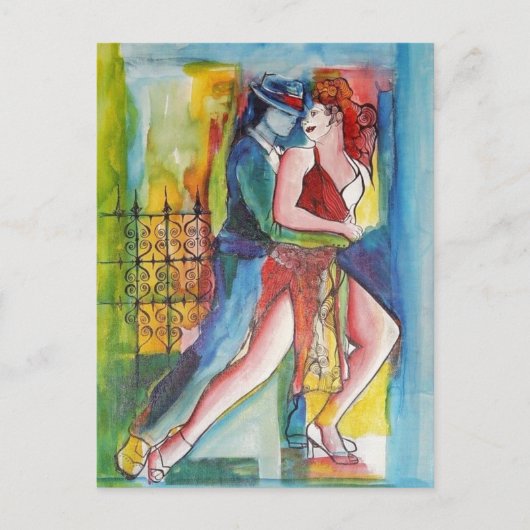 Piel y Tango Briefkaart (Voorkant)