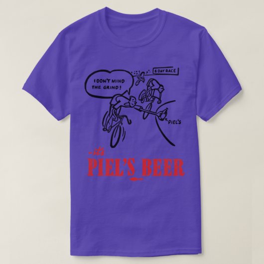 Piels Lager Retro Overschot Bier T-shirt (Design voorkant)