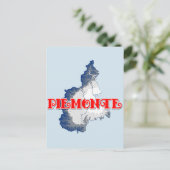 Piemonte Briefkaart (Staand voorkant)