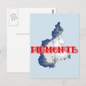 Piemonte Briefkaart (Voorkant / Achterkant)