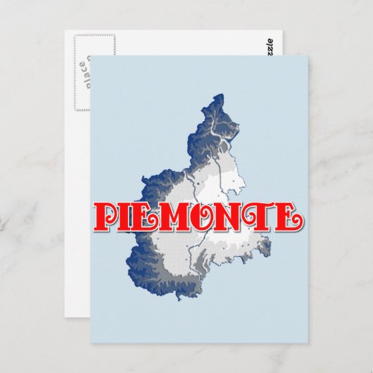 Piemonte Briefkaart (Voorkant / Achterkant)