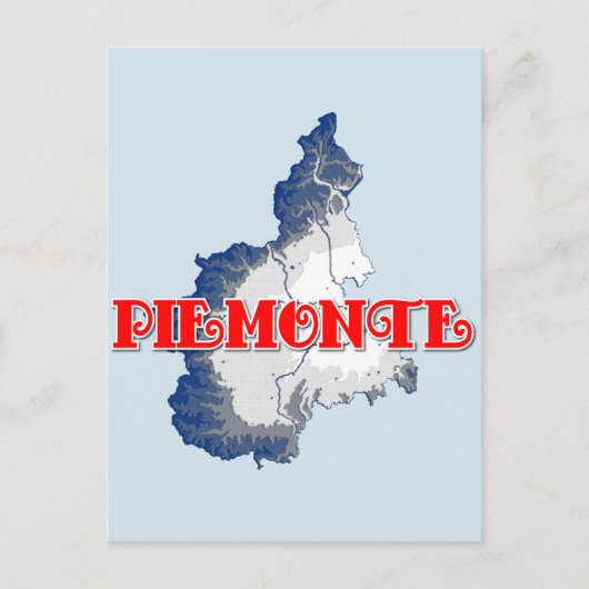 Piemonte Briefkaart (Voorkant)
